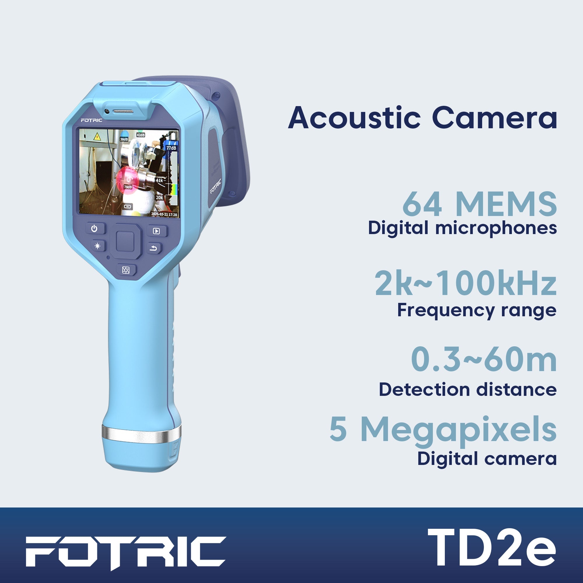 FOTRIC TD2e Acoustic Imager Camera - FOTRIC US Official Store